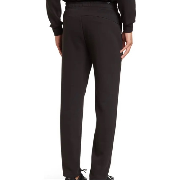 Puma Black Ess Tapered Fleece Joggers - Picture 2 of 4